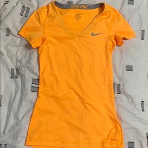 NWOT Nike neon orange shirt